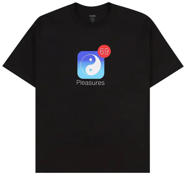 Pleasures Notify T-Shirt 'Black'