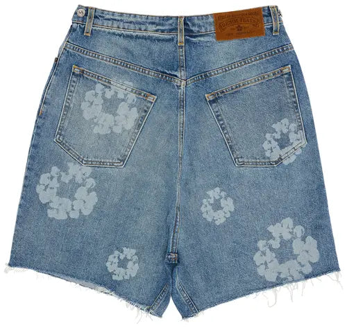 Denim Tears Laser Wreath Denim Short Light Wash