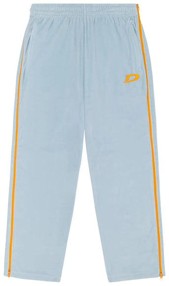 Denim Tears Velour Warmup Track Pants 'Light Blue'