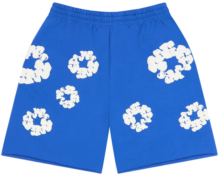 Denim Tears Cotton Wreath Sweatshorts 'Blue'