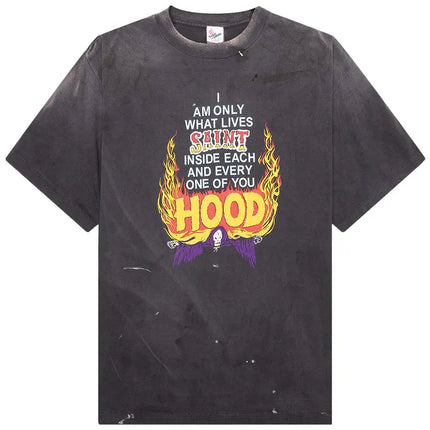 SAINT Mxxxxxx x Neighborhood Hood Tee 'Black'