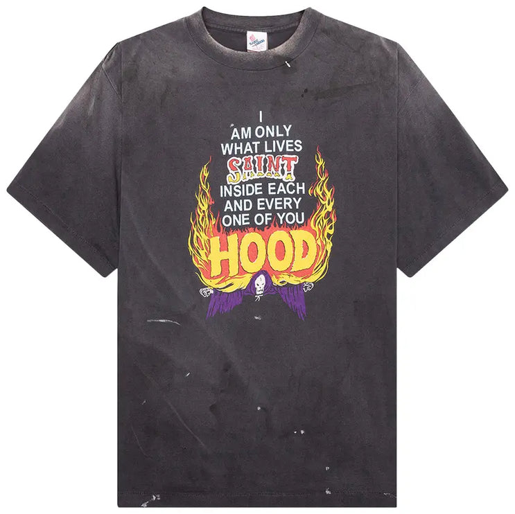 SAINT Mxxxxxx x Neighborhood Hood Tee 'Black'