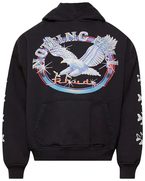 Rhude Notting Hill Eagle Hoodie 'Vintage Black'