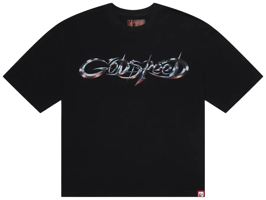 Godspeed New Age Logo T-Shirt Black Wash