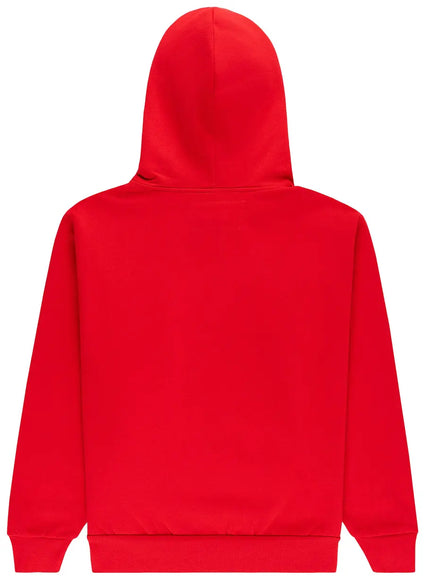 Sp5der OG Web Studded Zip Hoodie 'Red'