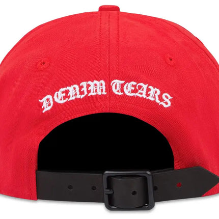 Denim Tears Black Mary Cap 'Red'