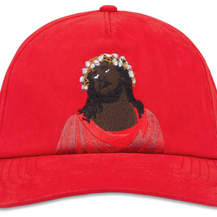 Denim Tears Black Jesus Cap 'Red'