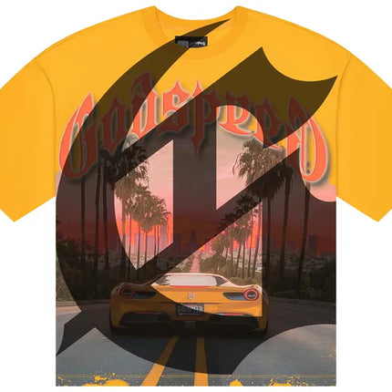 Godspeed Sunset BLVD T-Shirt Yellow