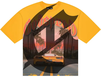 Godspeed Sunset BLVD T-Shirt Yellow