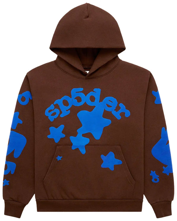 Sp5der Beluga Hoodie Brown
