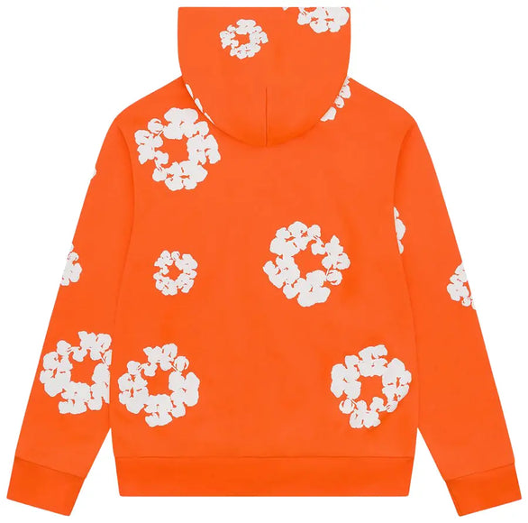 Denim Tears Cotton Wreath Zip Hoodie 'Orange'