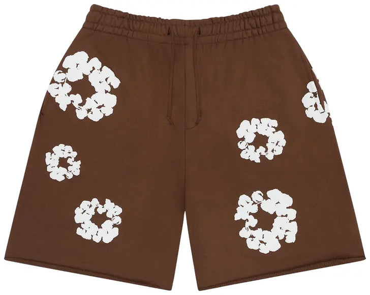Denim Tears Cotton Wreath Sweatshorts 'Brown'