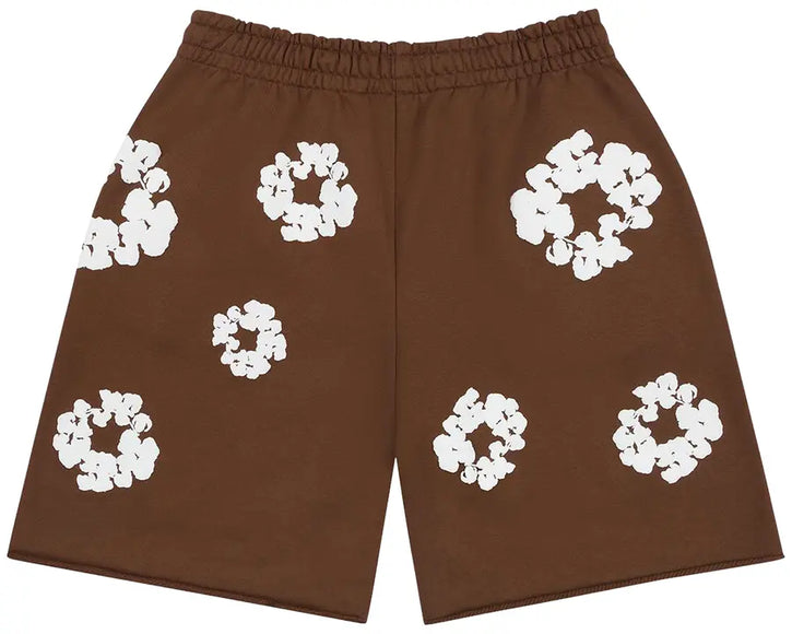 Denim Tears Cotton Wreath Sweatshorts 'Brown'