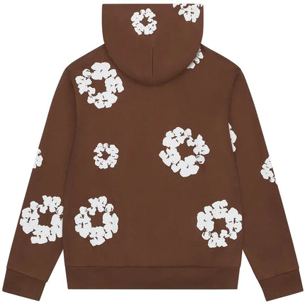 Denim Tears Cotton Wreath Zip Hoodie 'Brown'