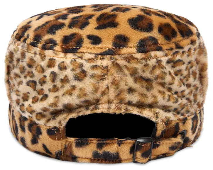 Denim Tears Faux Fur Giraffe Print Cap 'Multicolor'