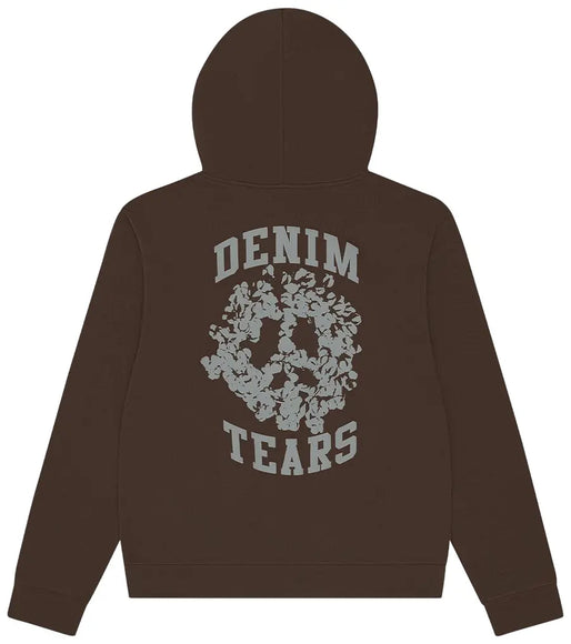 Denim Tears Denim University Zip Hoodie 'Brown'