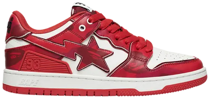 A Bathing Ape Sk8 Sta #1 M2 'Red'