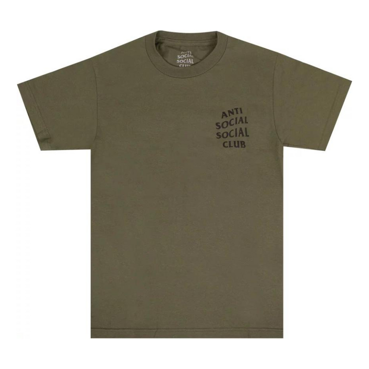 Anti social social club - Classic Logo T-Shirt - Olive
