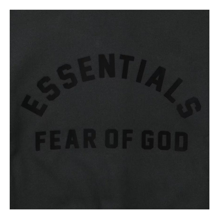 Fear of God Essentials Arch Logo Hoodie - Jet Black