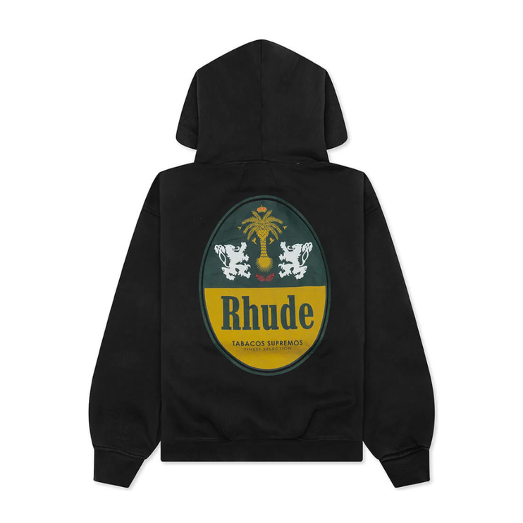 Rhude Tabaco Hoodie 'Vintage Black'