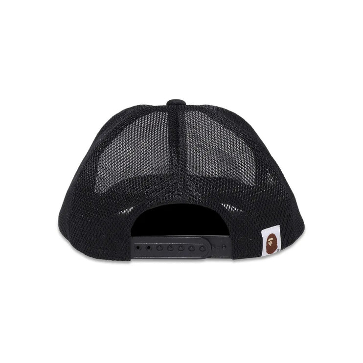 BAPE Crystal Stone Ape Head Mesh Cap 'Black'