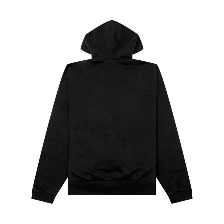Fear of God Essentials Logo Hoodie - Jet Black