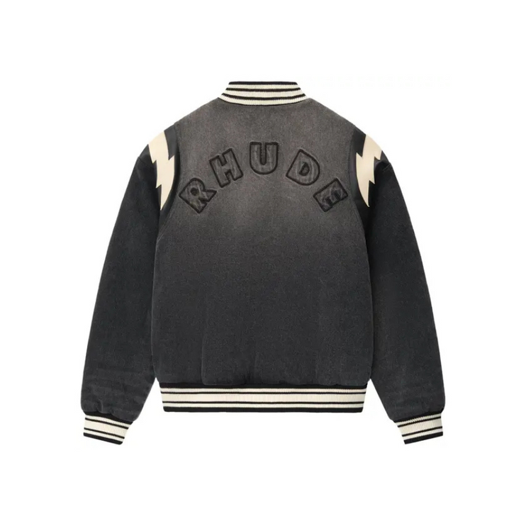 Rhude Denim Lightning Bomber 'Black'