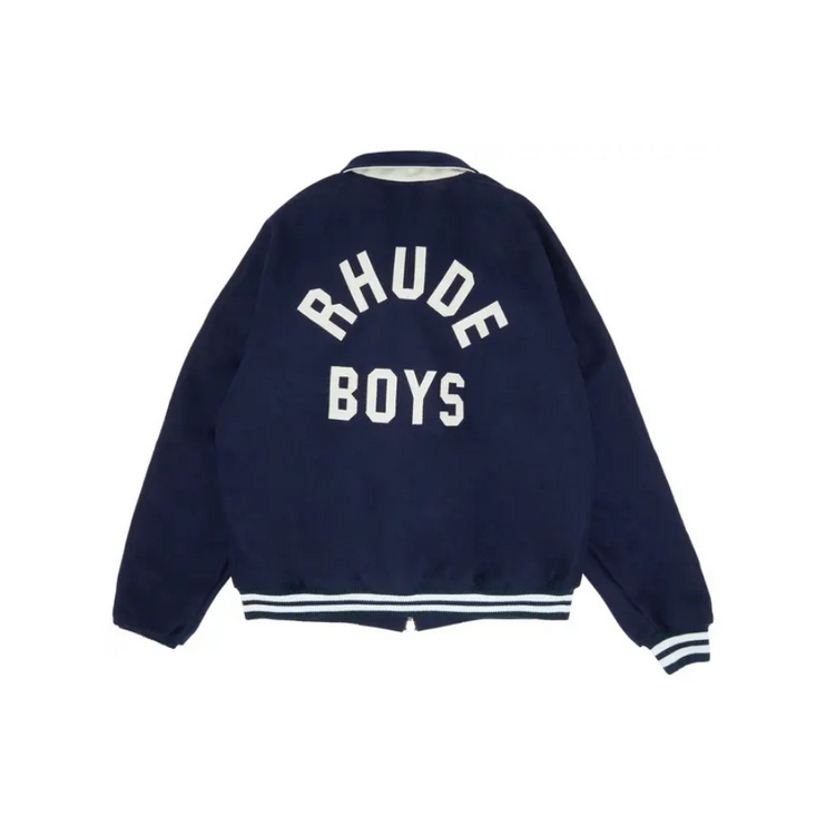 Rhude Boys Signature Bomber 'Navy'