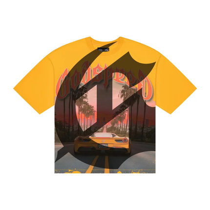 Godspeed Sunset BLVD T-Shirt Yellow
