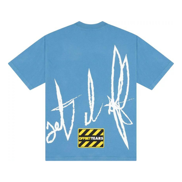 Denim Tears x Offset Set It Off #4 T-Shirt - Blue