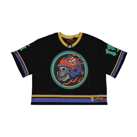 Godspeed First Down Jersey Black/Yellow/Blue