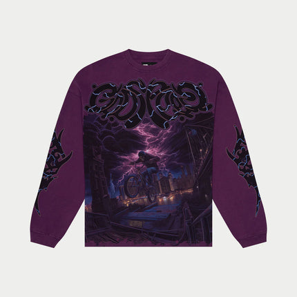 Godspeed - B.M.X LS T-Shirt (Grape)