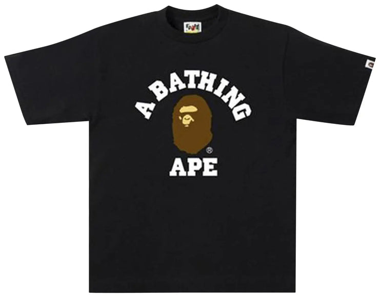 BAPE College T-Shirt 'Black'
