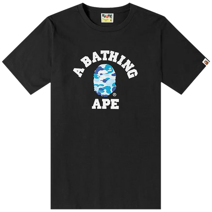 BAPE ABC Camo College Tee 'Black/Blue'