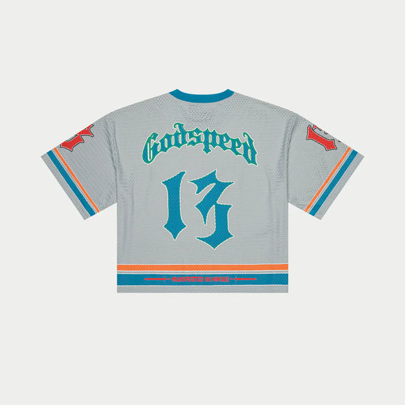 Godspeed First Down Jersey (Grey/Blue/Orange)