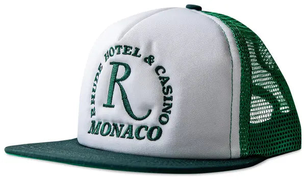 Rhude Hotel Trucker Hat 'Hunter Green/White'