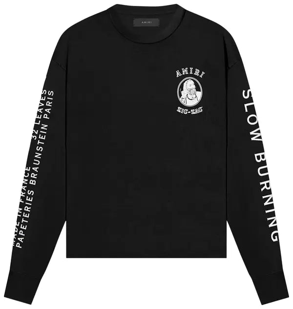 Amiri Zig Zag Long-Sleeve 'Black'