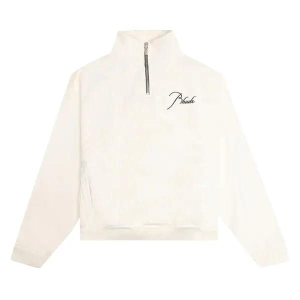 Rhude Quarter Zip 'Vintage White'