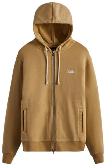 Kith Williams V Zip Up Hoodie 'Canvas' - Beige
