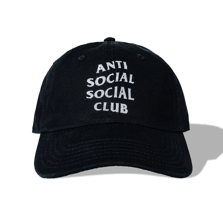 Anti Social Social Club - Mind Games Glitter Cap - Black