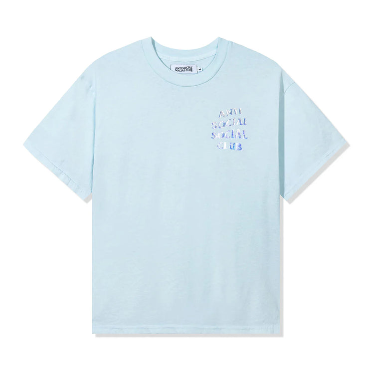 Anti Social Social Club Get Weird Hologram Tee 'Sky Blue'