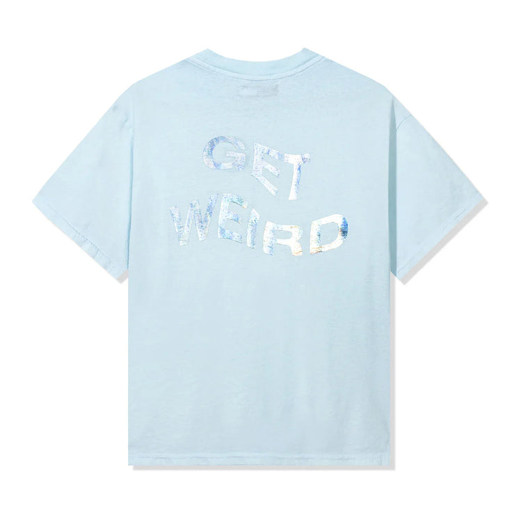 Anti Social Social Club Get Weird Hologram Tee 'Sky Blue'