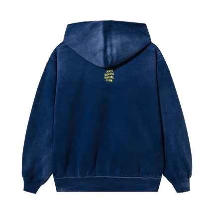 Anti Social Social Club - Devil's Playground Hoodie - Vintage wash Navy