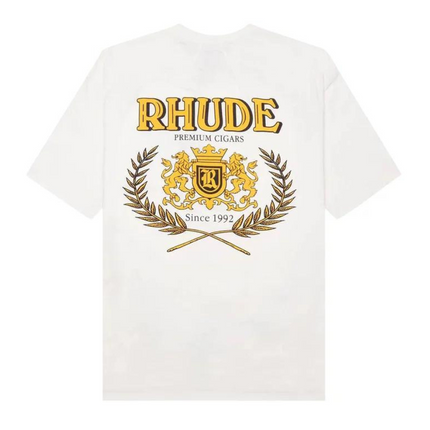 Rhude Cresta Cigar Tee 'Vintage White'