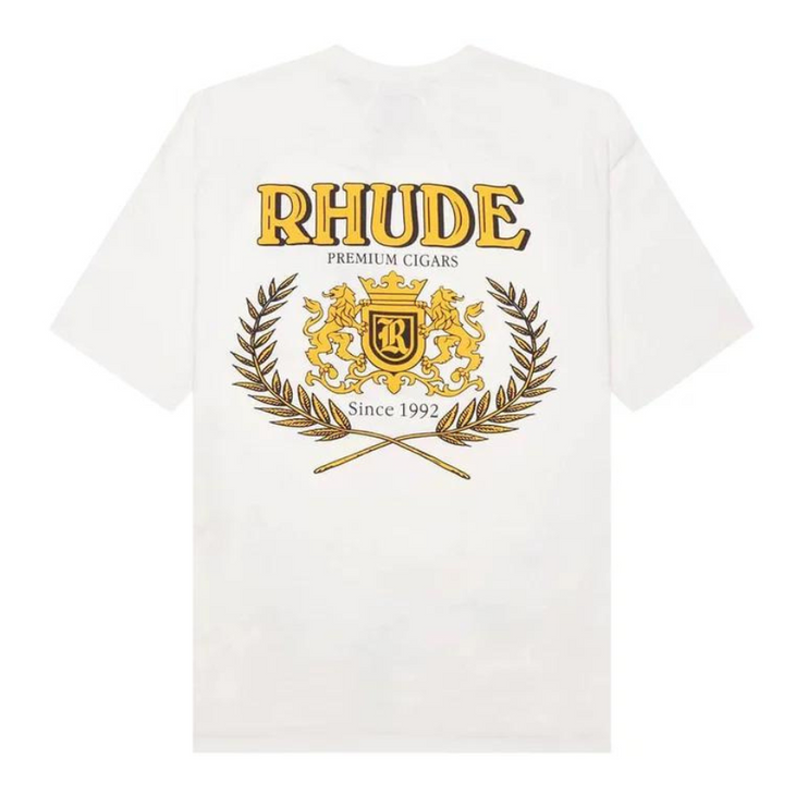 Rhude Cresta Cigar Tee 'Vintage White'