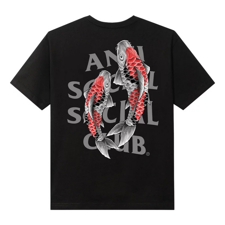 Anti Social Social Club Koi Garden Tee (3M Reflective) 'Black'