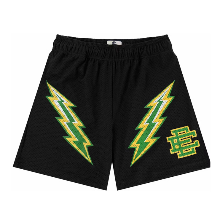 Eric Emanuel EE Short Black/Green Bolt