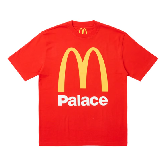 Palace Skateboards x McDonald's Logo T-shirt - Red