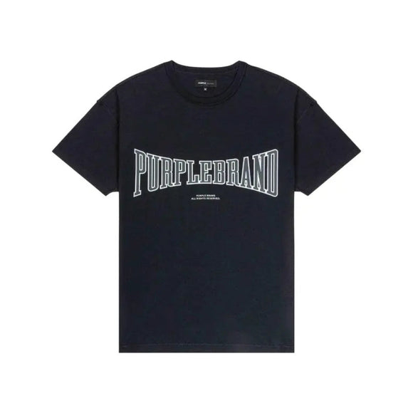 Purple Brand - Textured Inside Out Tee 'Black' #3