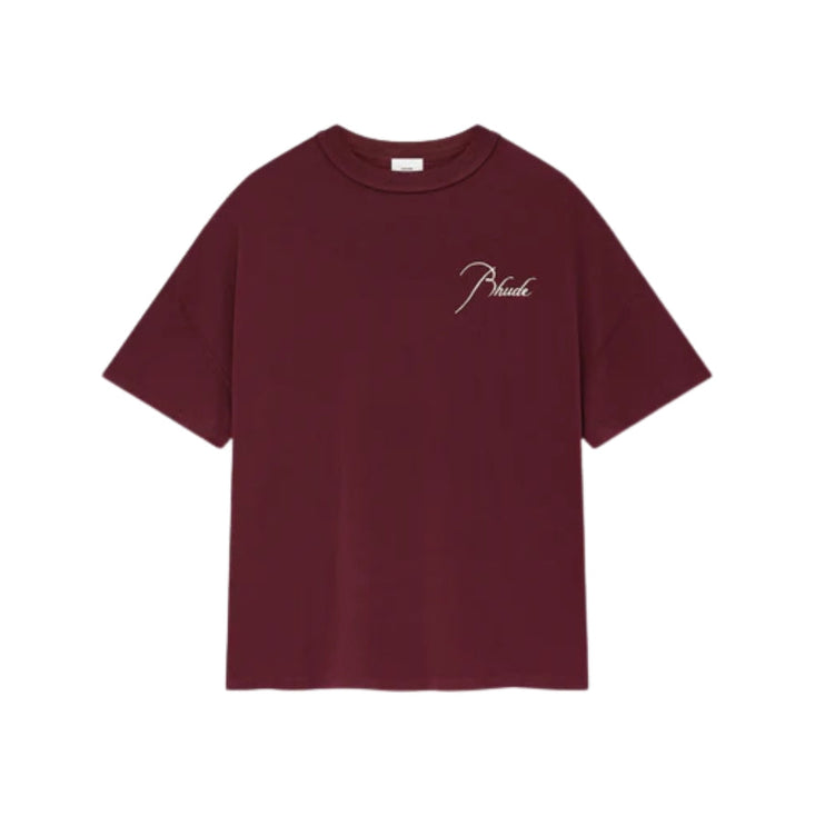 Rhude Reverse Tee 'Bordeux'